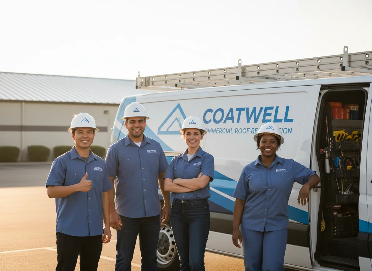 Commercial roof coating company in Coralville, IA